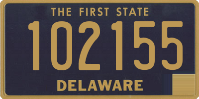 DE license plate 102155