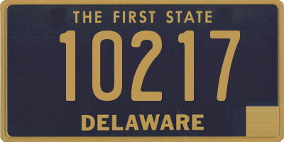 DE license plate 10217