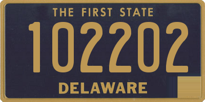 DE license plate 102202