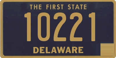 DE license plate 10221