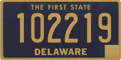DE license plate 102219