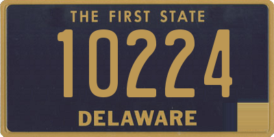 DE license plate 10224