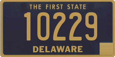 DE license plate 10229