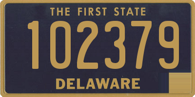 DE license plate 102379