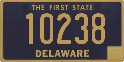 DE license plate 10238