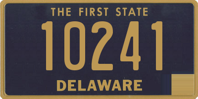 DE license plate 10241