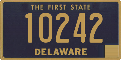 DE license plate 10242