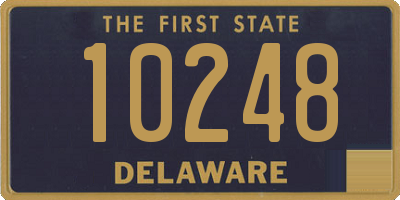 DE license plate 10248