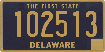 DE license plate 102513