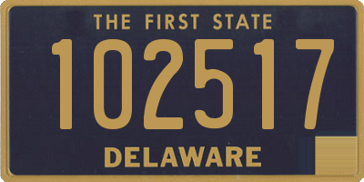 DE license plate 102517