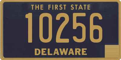 DE license plate 10256