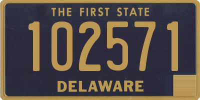 DE license plate 102571