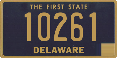 DE license plate 10261