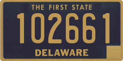 DE license plate 102661