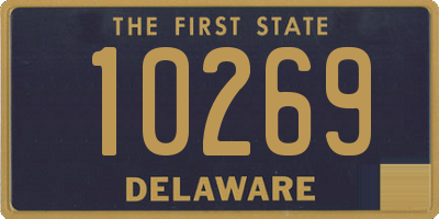 DE license plate 10269