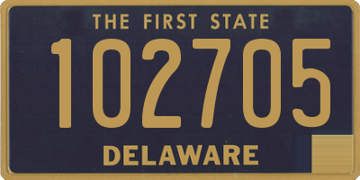 DE license plate 102705