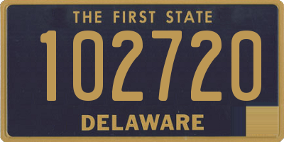 DE license plate 102720