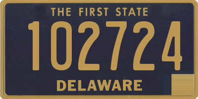 DE license plate 102724