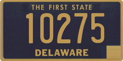 DE license plate 10275