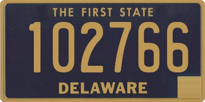 DE license plate 102766