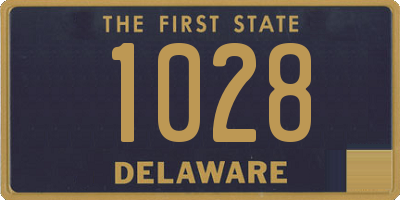 DE license plate 1028