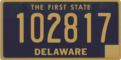 DE license plate 102817