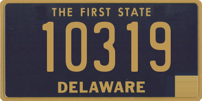 DE license plate 10319