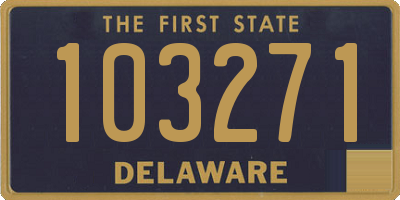 DE license plate 103271