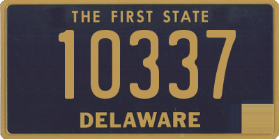 DE license plate 10337