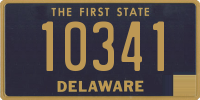 DE license plate 10341