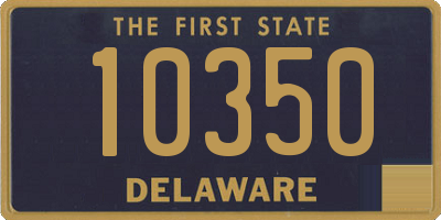 DE license plate 10350