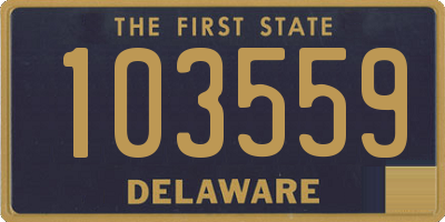 DE license plate 103559