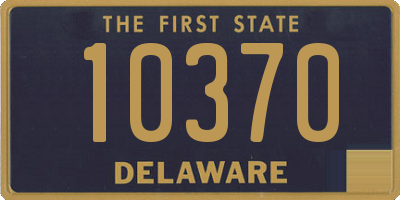 DE license plate 10370