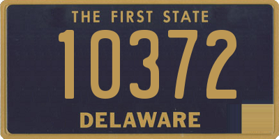 DE license plate 10372