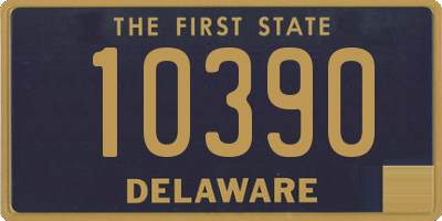 DE license plate 10390