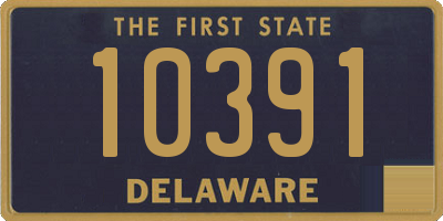 DE license plate 10391