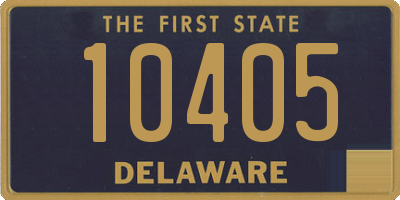 DE license plate 10405