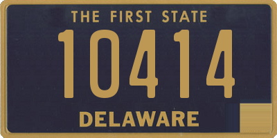 DE license plate 10414