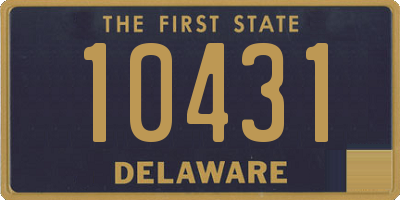 DE license plate 10431