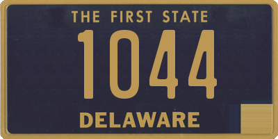 DE license plate 1044