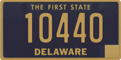 DE license plate 10440