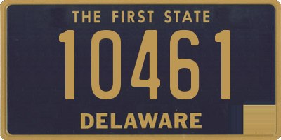 DE license plate 10461