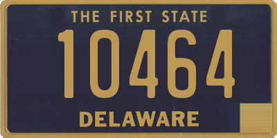 DE license plate 10464