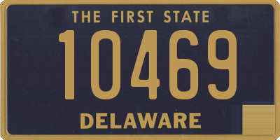 DE license plate 10469