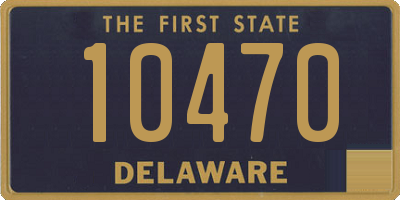 DE license plate 10470