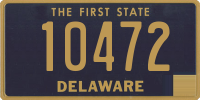 DE license plate 10472