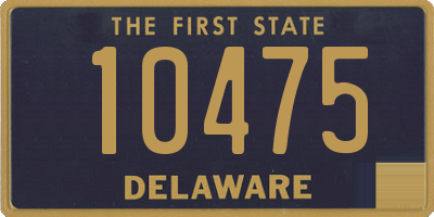 DE license plate 10475