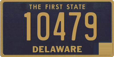 DE license plate 10479