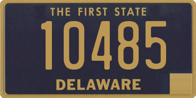 DE license plate 10485