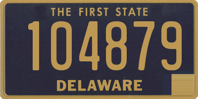 DE license plate 104879